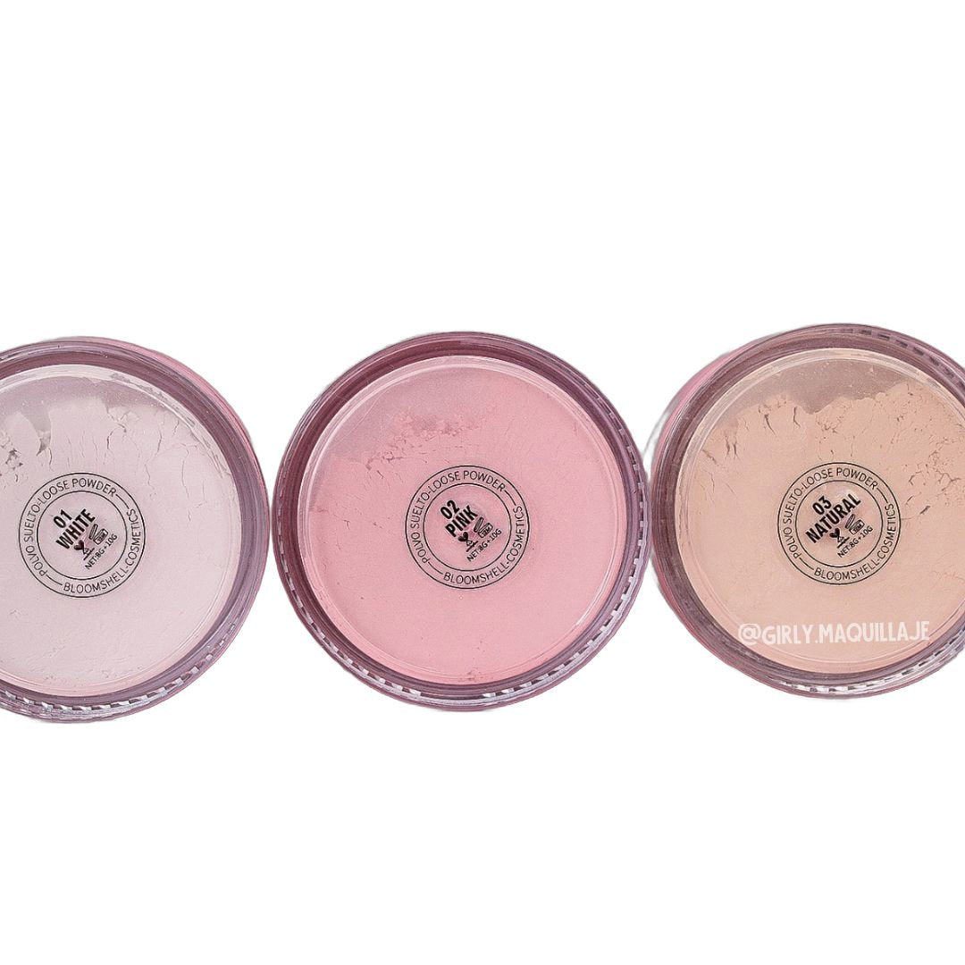 Polvo 2 En 1 Bloomshell Tamaño Grande | Maquillaje Azahara