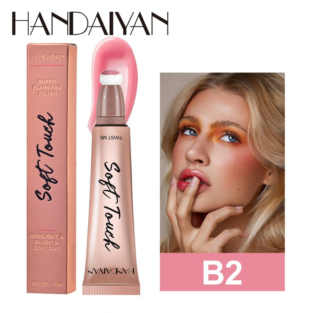 Rubor Liquido Con Aplicador Soft Touch H1 - El híbrido que tu rutina necesitaba El Rubor Líquido SOFT TOUCH H1 combina