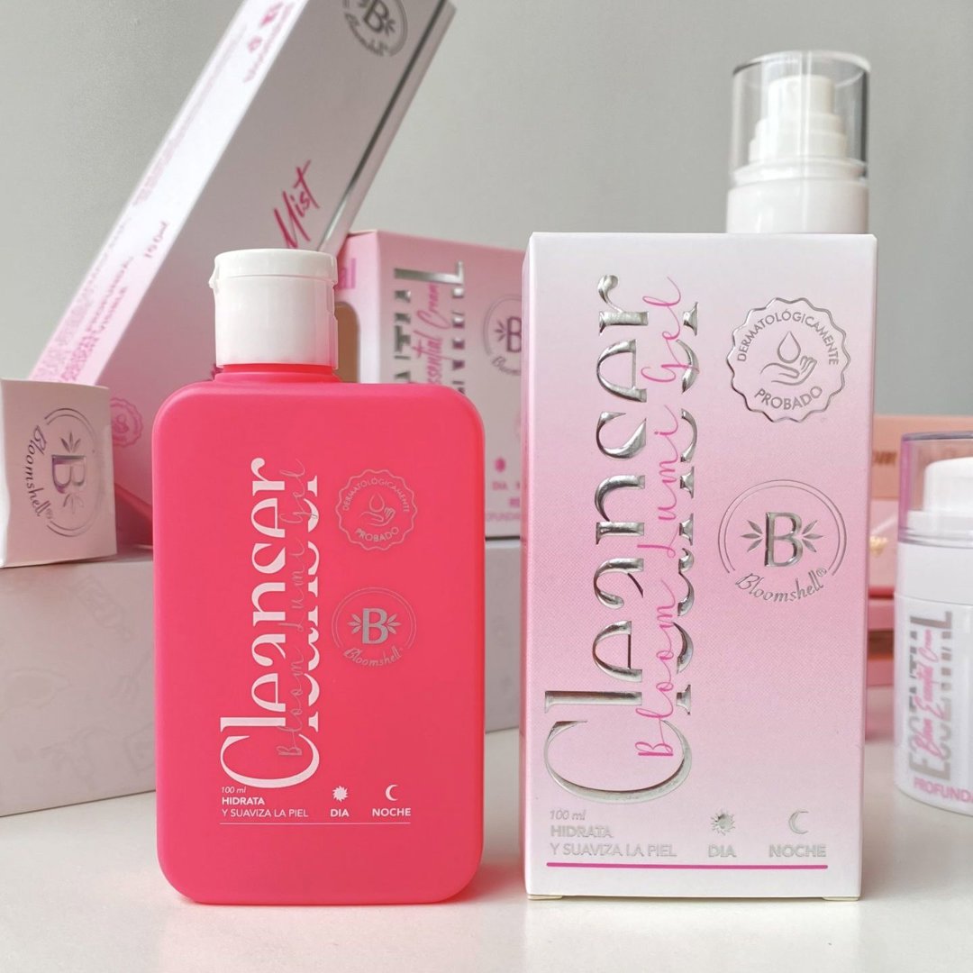 Bloom Cleanser Lumi Gel - Piel limpia = piel feliz El Gel Limpiador Facial Lumi Gel Bloom remueve