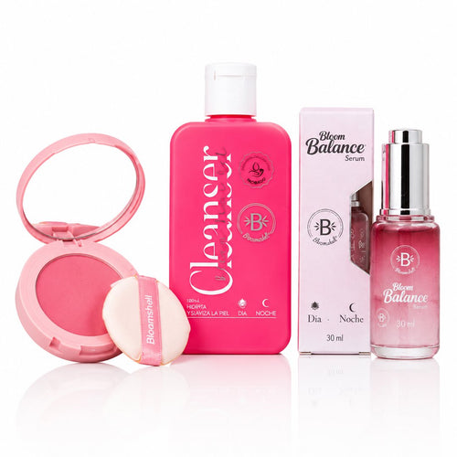 Combo Rutina Cara Limpia Bloomshell | Maquillaje Azahara