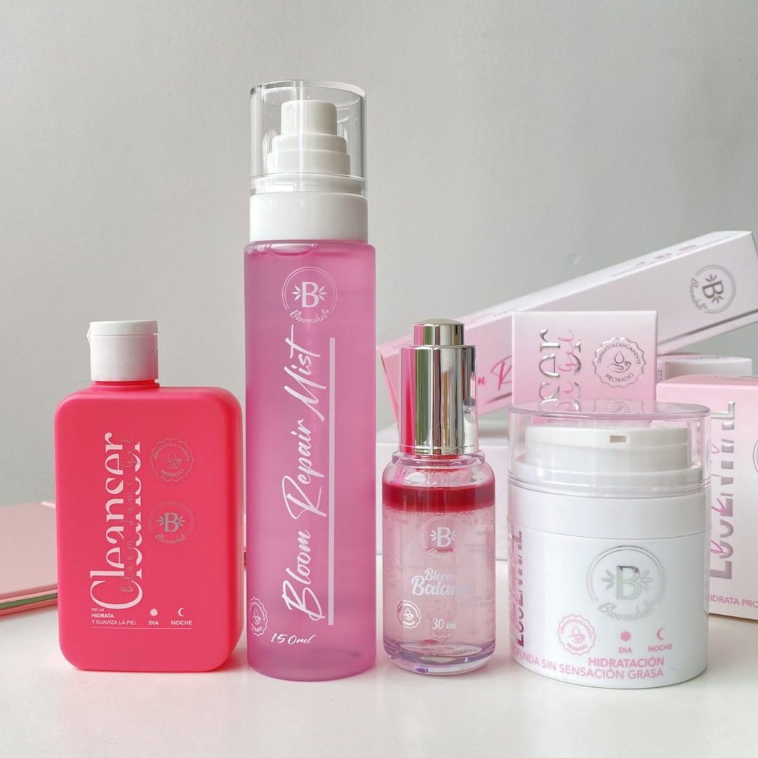 Bloom Cleanser Lumi Gel - aplicación en piel