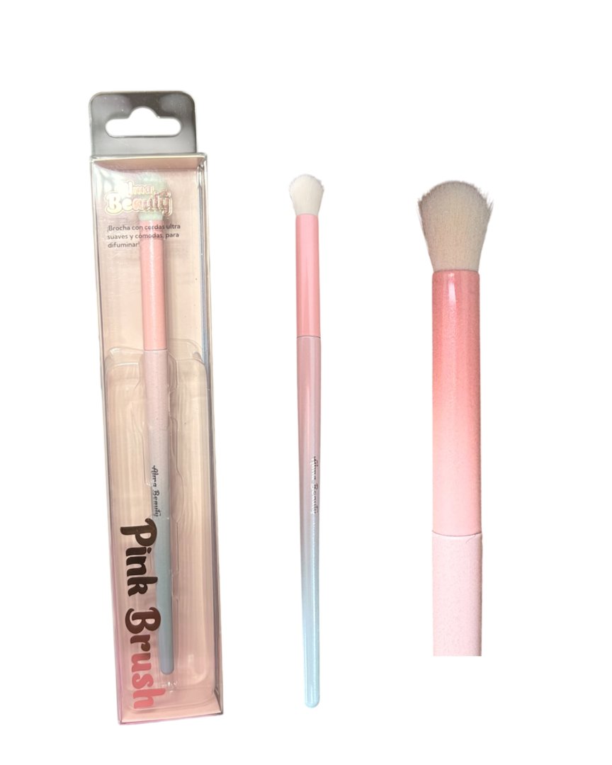 Brocha pink brush difuminadora alma beauty