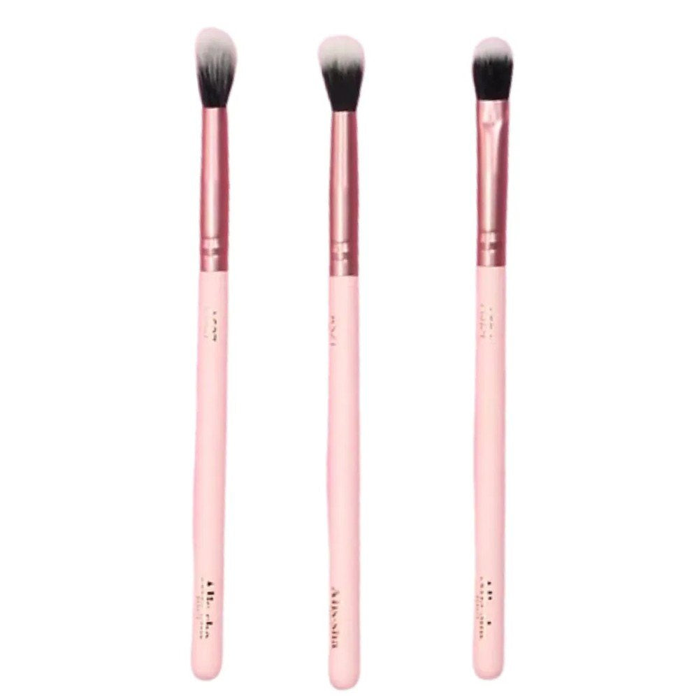 Pinceles Difuminadores X3 Alissha Beauty - textura y acabado