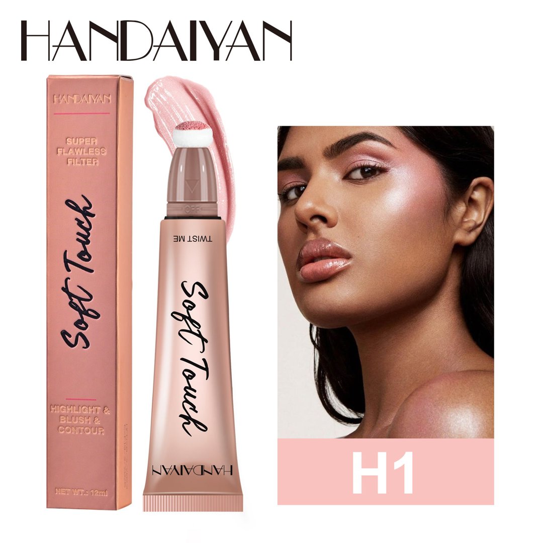 Iluminador Liquido Con Aplicador Soft Touch H2 - aplicación en piel