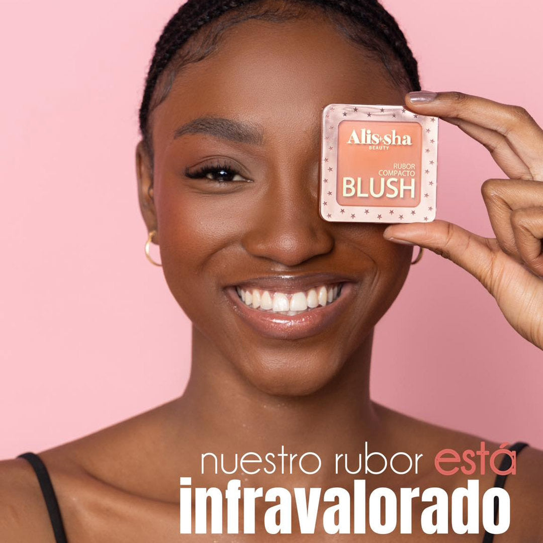 Rubor Compacto Alis-Sha #1 - El rubor que se convierte en tu firma El Rubor Compacto ALIS-SHA #1 ofrece
