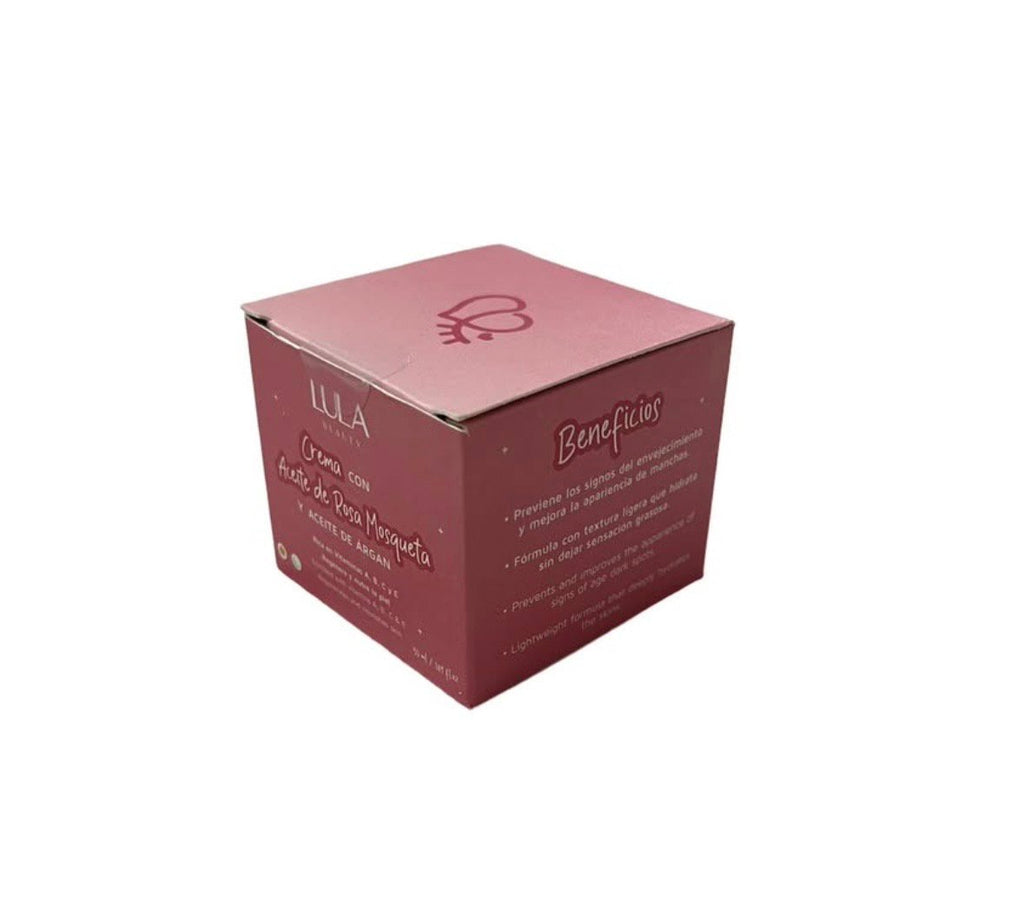 Crema con aceite rosa mosqueta