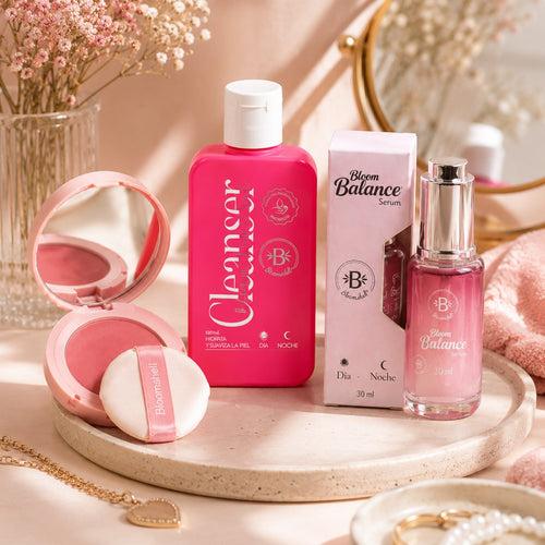Combo Rutina Cara Limpia Bloomshell - Tu rutina de skincare completa en un solo combo El Combo Rutina Cara Limpia