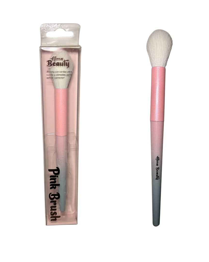 Brocha pink brush  corrector calma beauty