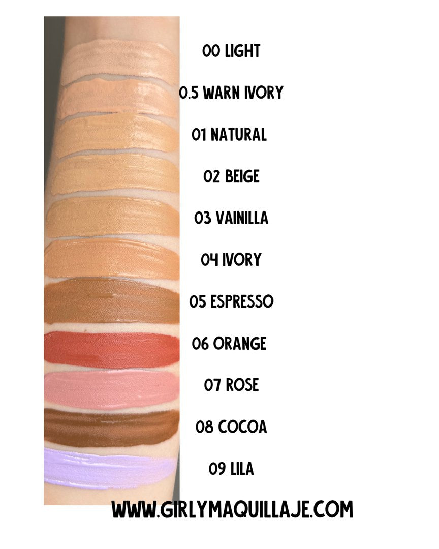 Corrector Bloomshell Grande My Concealer 20 Ml - textura y acabado