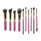 Kit De Brochas Fluffy Montoc - aplicación en piel