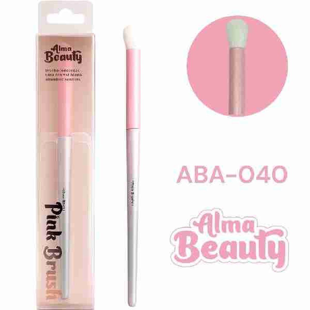 Brocha Pink Brush Difuminadora Alma Beauty - Difuminar nunca fue tan fácil ni tan hermoso Sus cerdas ultra suaves difuminan